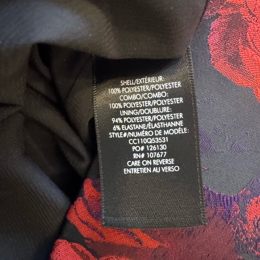 Alice + Olivia Vibrant Pink and Red Floral Mini Dress - Picture 5 of 5